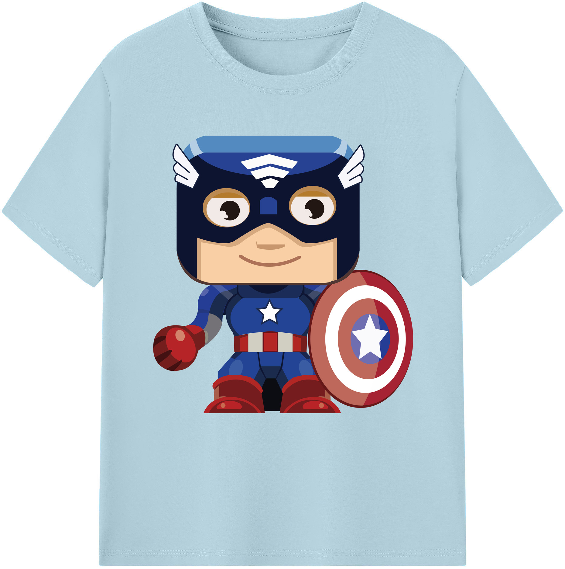 （画像用） アベンジャーズ The Avengers 綿100％半袖Tシャツ（フロントプリント）